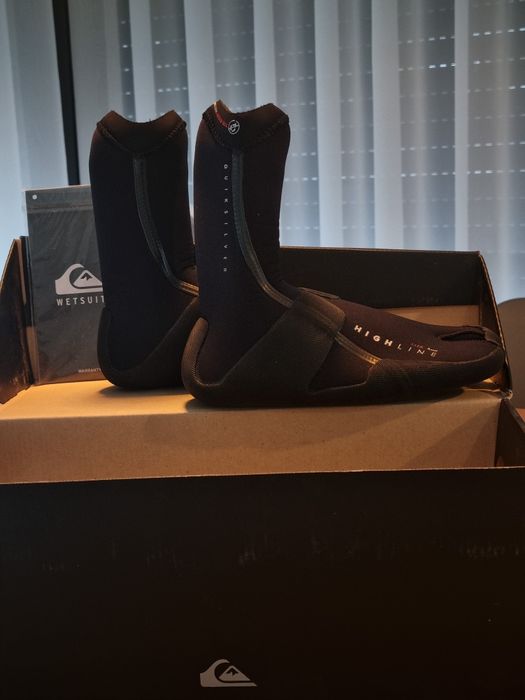 Botas Surf Lite Boy Highline Quiksilver 5mm (Tamanho 34) - NOVAS