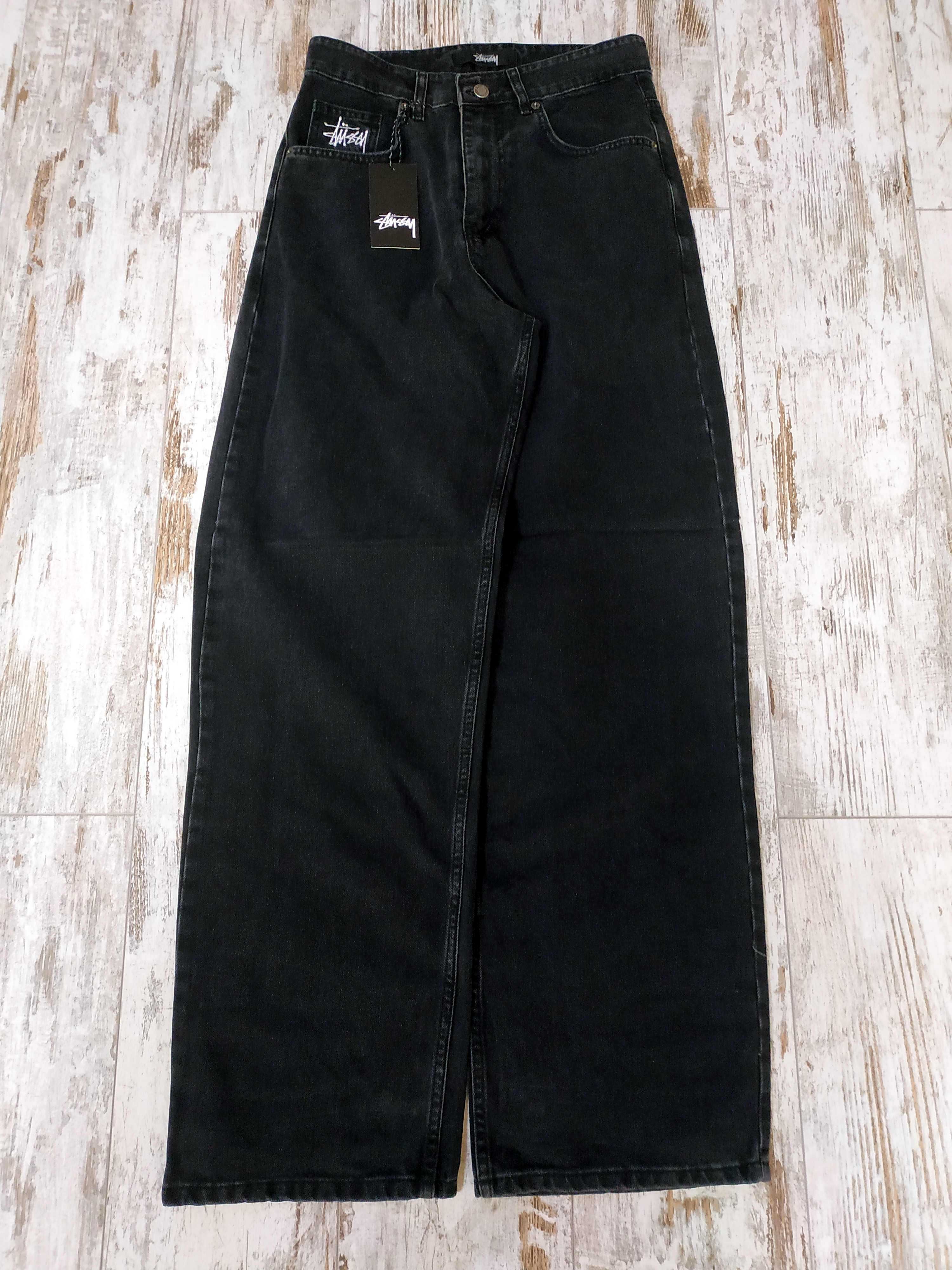 Продам широкі Baggy jeans STUSSY size S, XS dark grey sk8 Y2K