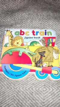 Ksiazeczka z puzzlami ABC train