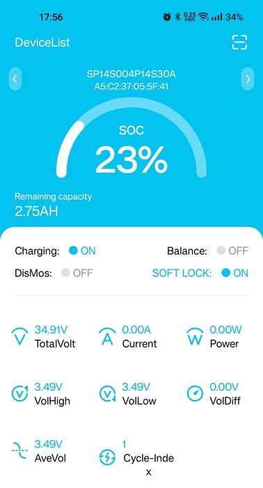 Bateria de Lítio 60V 20Ah