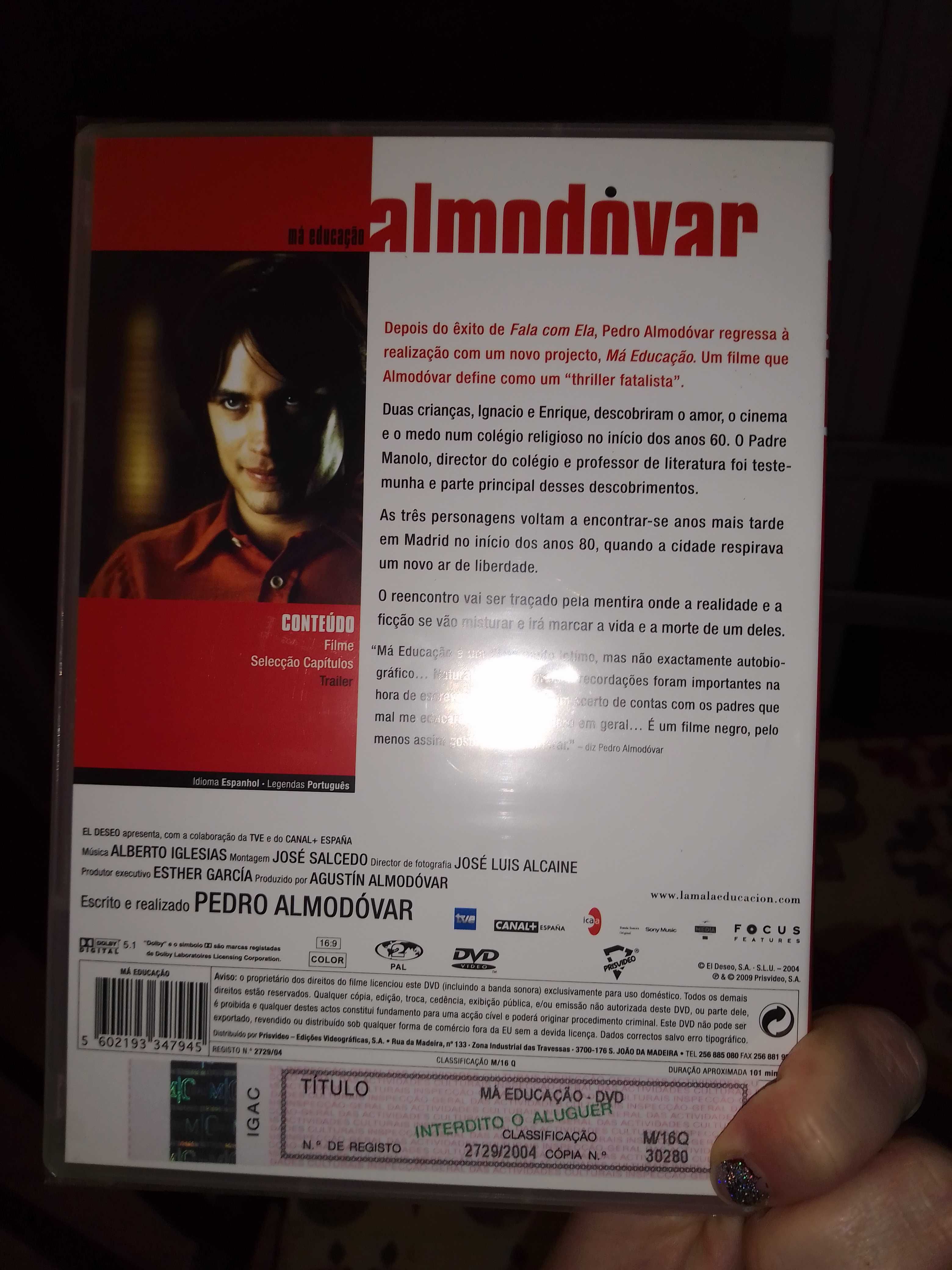 Dvds - Pedro Almodovar NOVOS