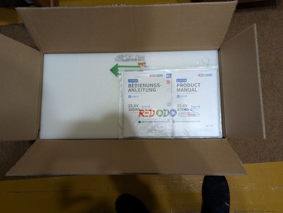 Акумулятор LiFePo4 redodo 24В 2560Wh + Bluetooth 5.0