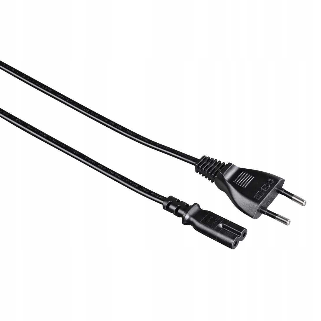 Kabel Zasilający do Radia ósemka 1m czarny