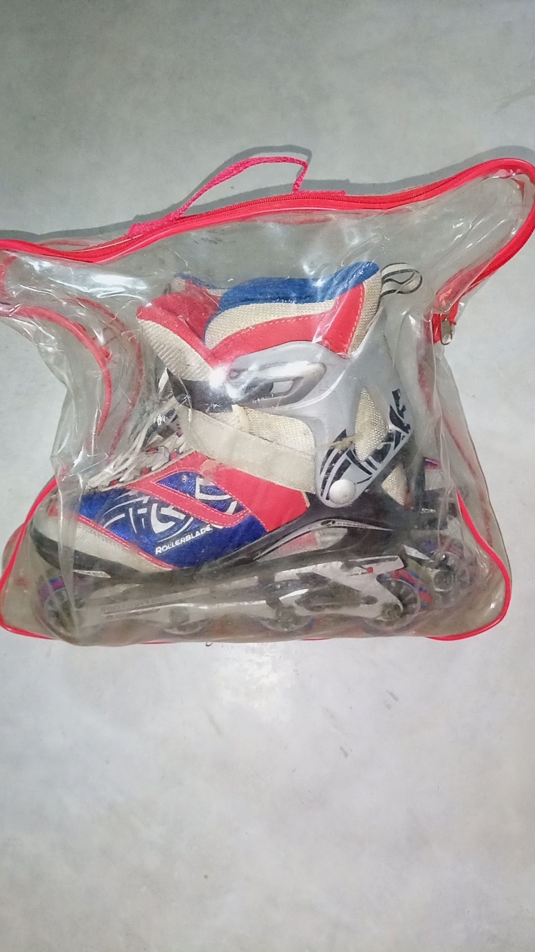 Patins em linha usados