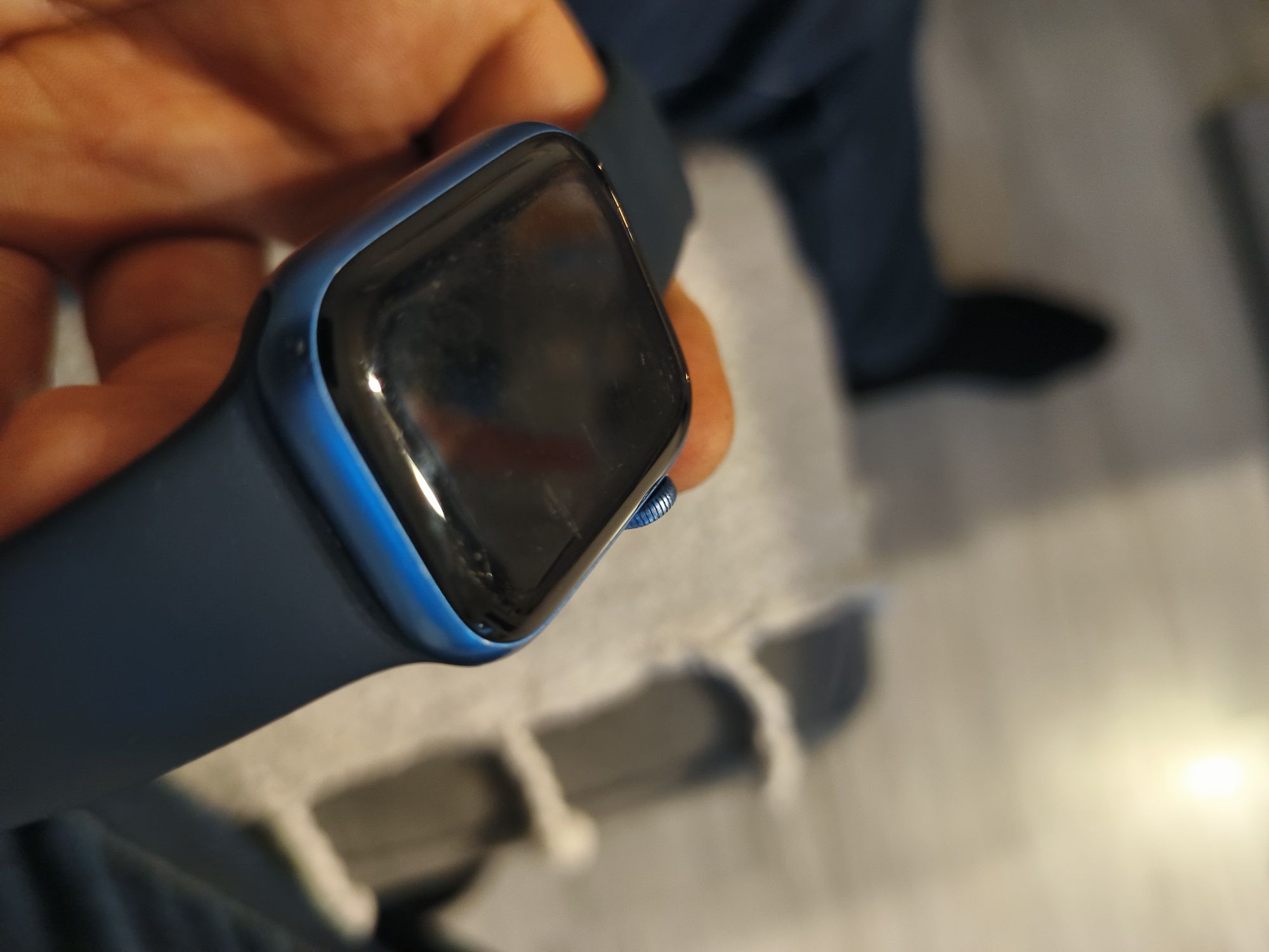 Applewatch 7 GPS+cellular 41 mam granatowy