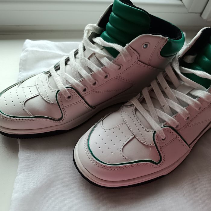 Высокие кожаные кеды кроссовки хайтопы Zara 38 р