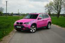 BMW X5 BMW x5 e70 3.5d Różowy