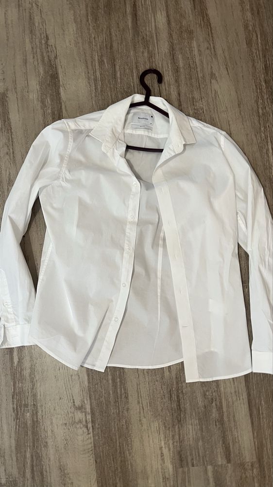Biała Koszula galowa męska Slim fit chłopiec 170 cm