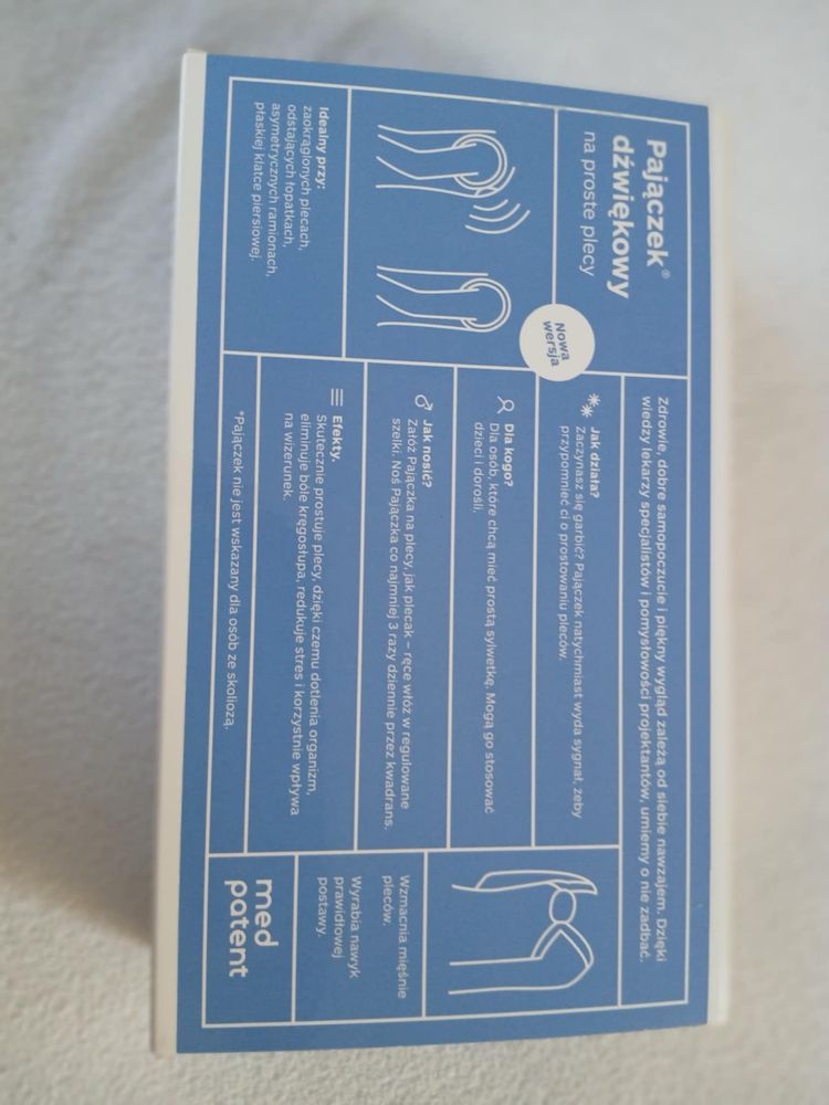 Pajączek dźwiękowy na proste plecy