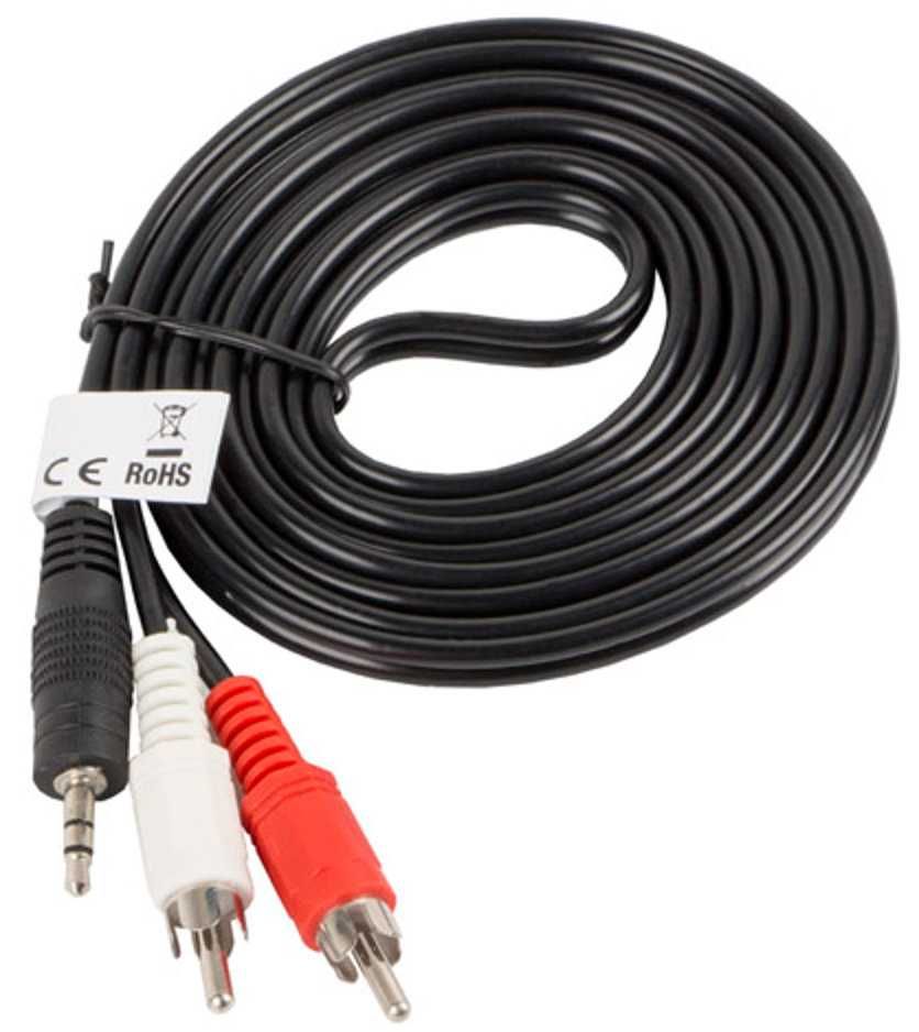 Kabel Mini Jack 3,5mm-2XRCA (CHINCH) 3 Metry Stereo