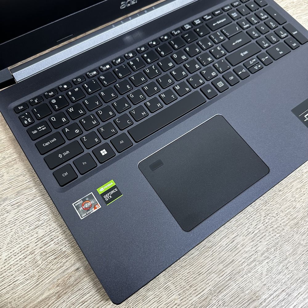 Ноутбук ігровий Acer Aspire 7 Ryzen 5-5500u/16Gb/512SSD  GTX 1650 4Gb