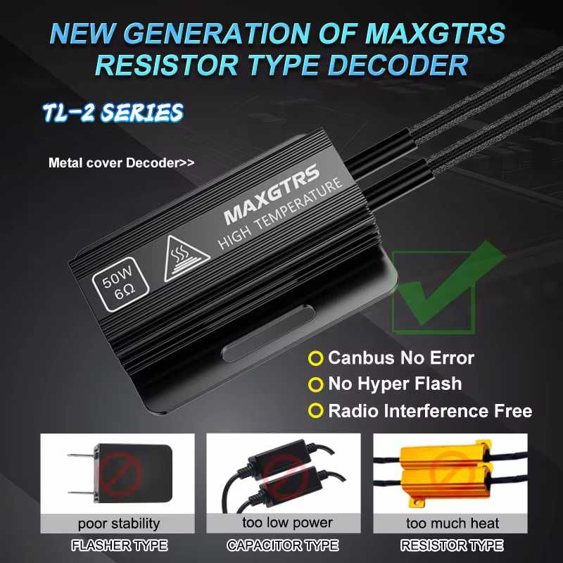H4 LED Conversor canbus - Maxgtrs
