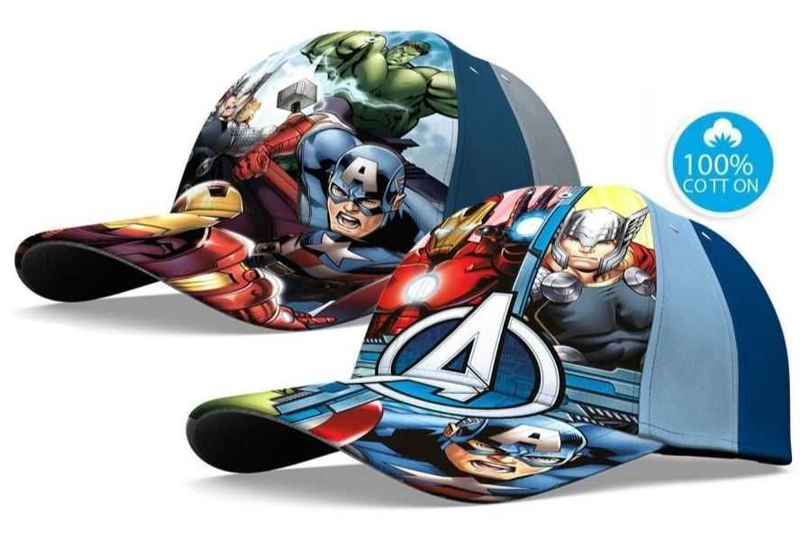 Детская кепка Марвел Marvel Avengers Мстители 52/54 100% хлопок