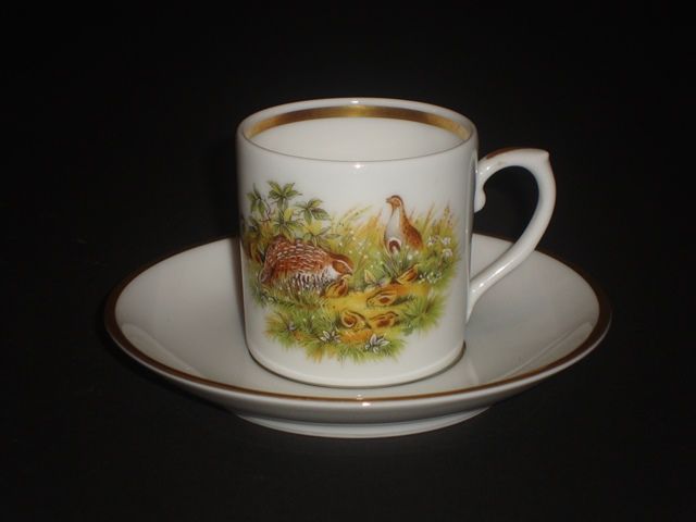 Chávena em porcelana V.A. azul