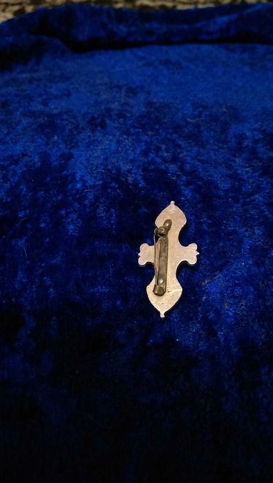 Коллекционная Редкая Брошь с кристаллами Старинная, СССР, завод Рекорд