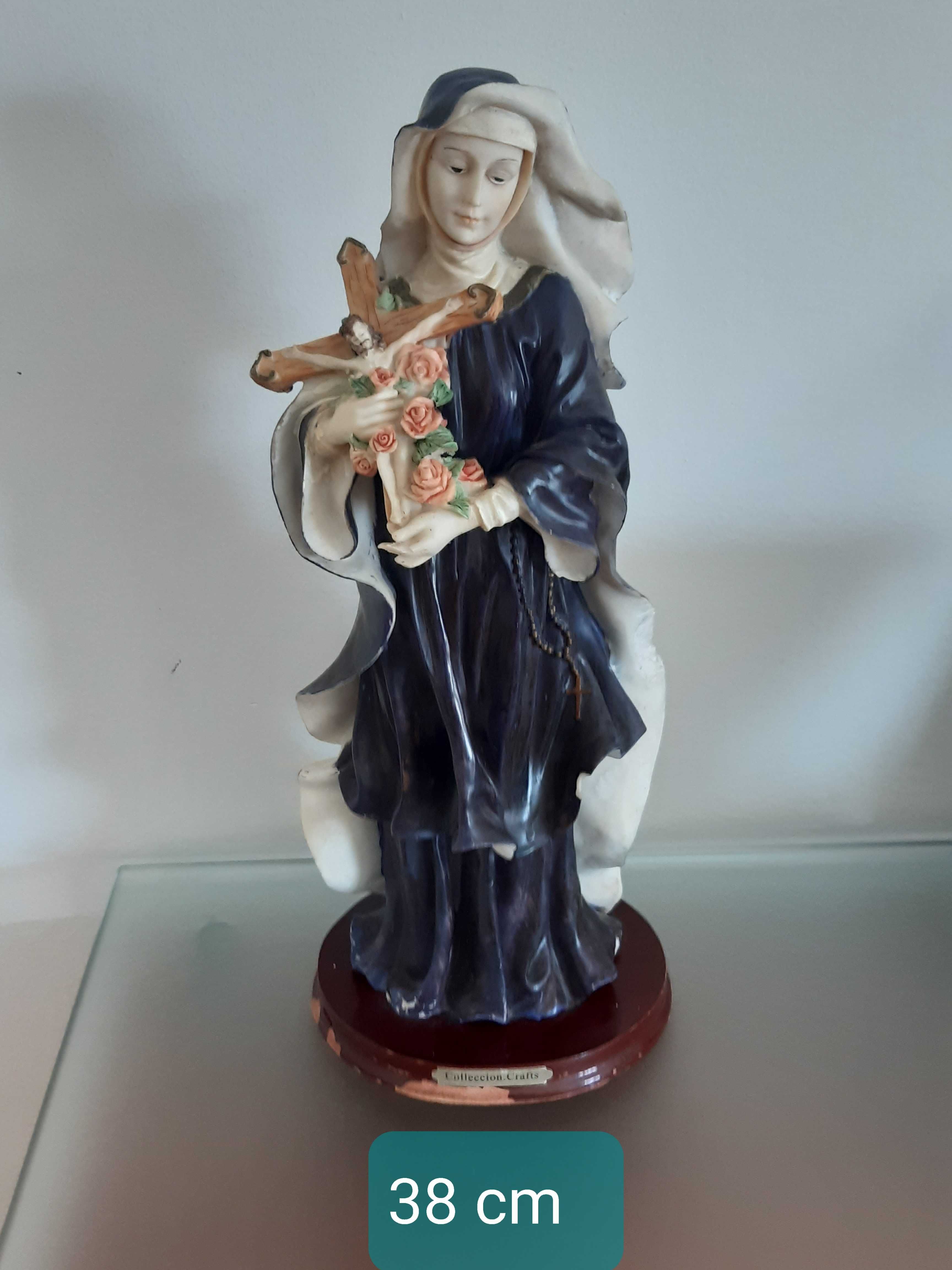 Escultura de Nossa Senhora, grande dimensão 38 cm