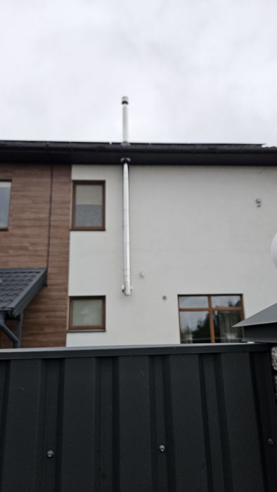 Установка вентиляційної труби природньої вентиляції