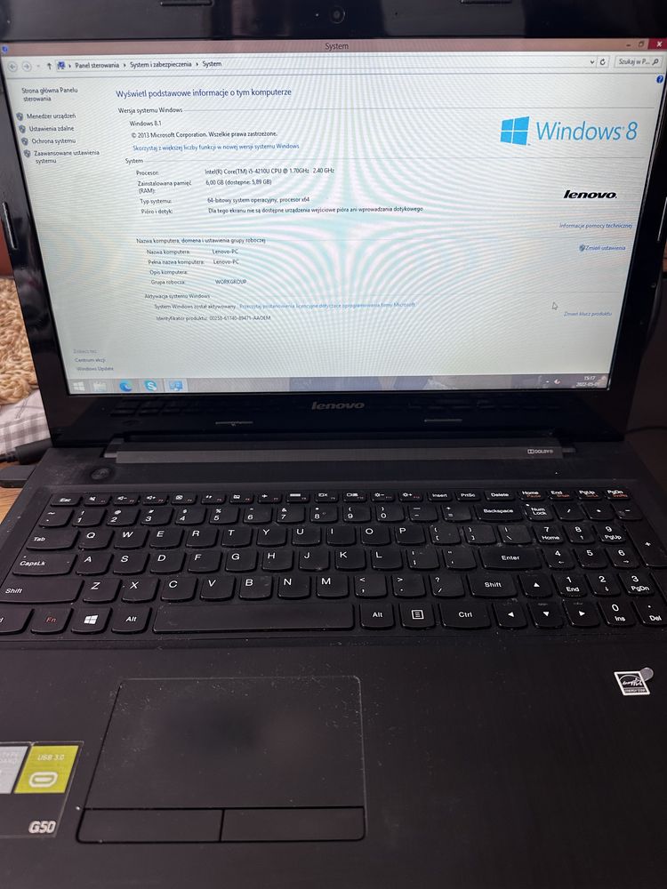 Laptop Lenovo G50-70