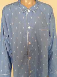 Piżama męska Ralph Lauren 4XL błękitna