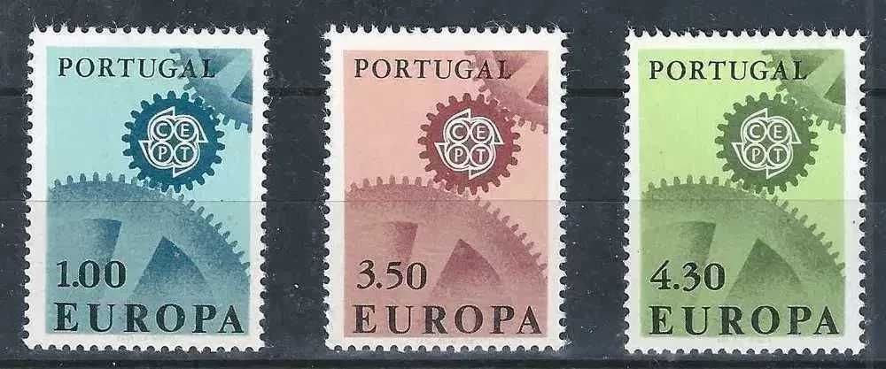Selos Portugal 1967, Mundifil No. 997/999 MNH/**