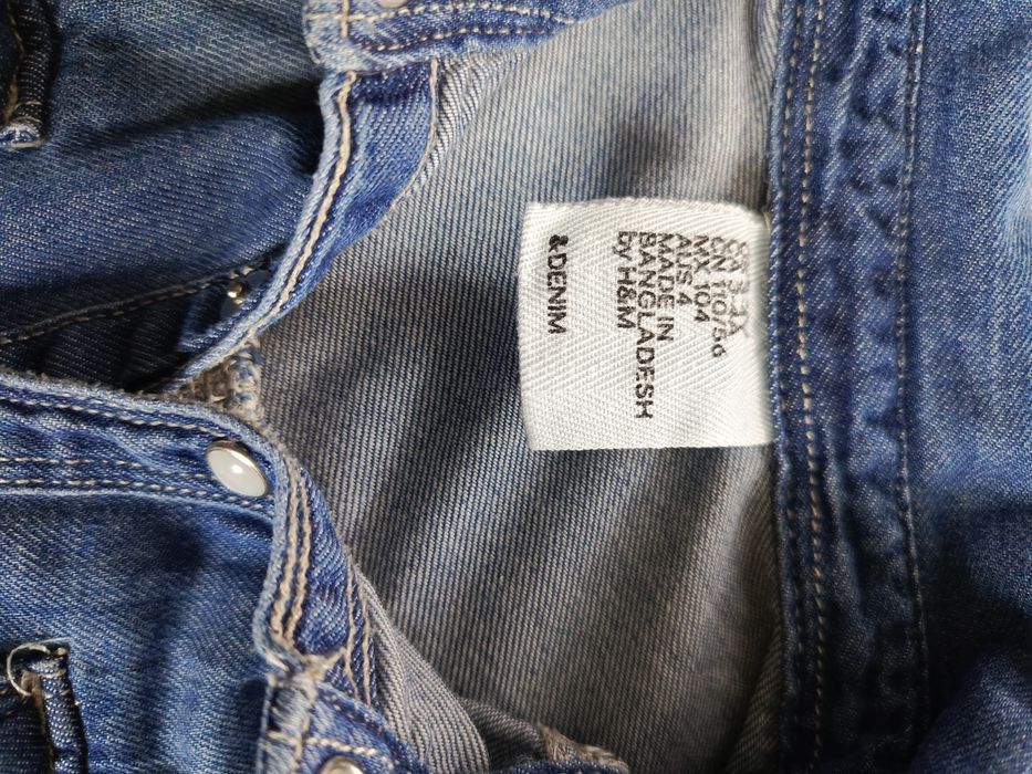 Koszula jeansowa dżinsowa 104 h&m