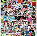 Naklejki stickers Vans 100szt.