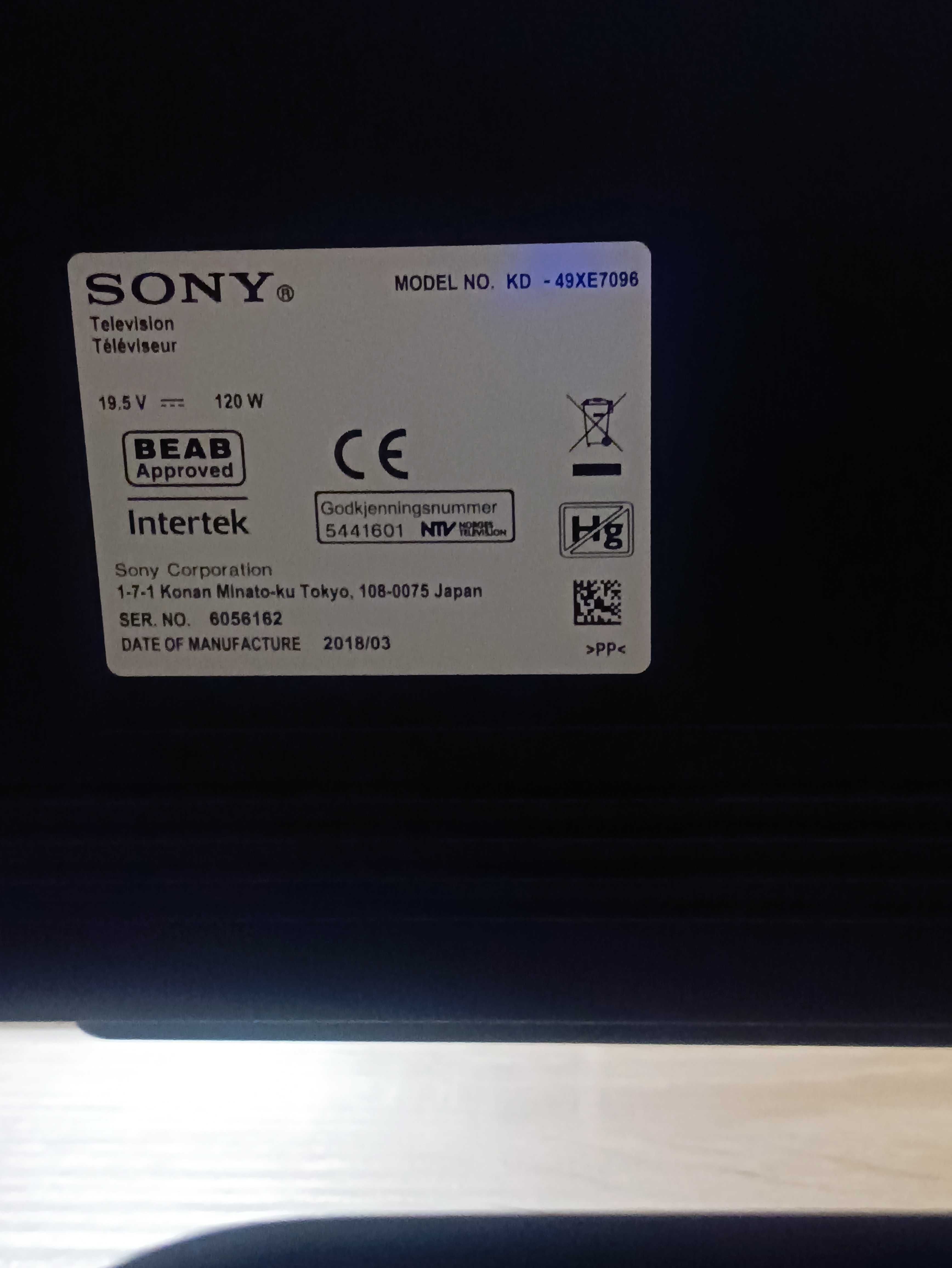 Telewizor Sony 49 cali 4K UHD
