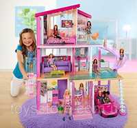 Дом мечты барби домик c горкой лифтом бассейном Barbie fhy73 gnh53
