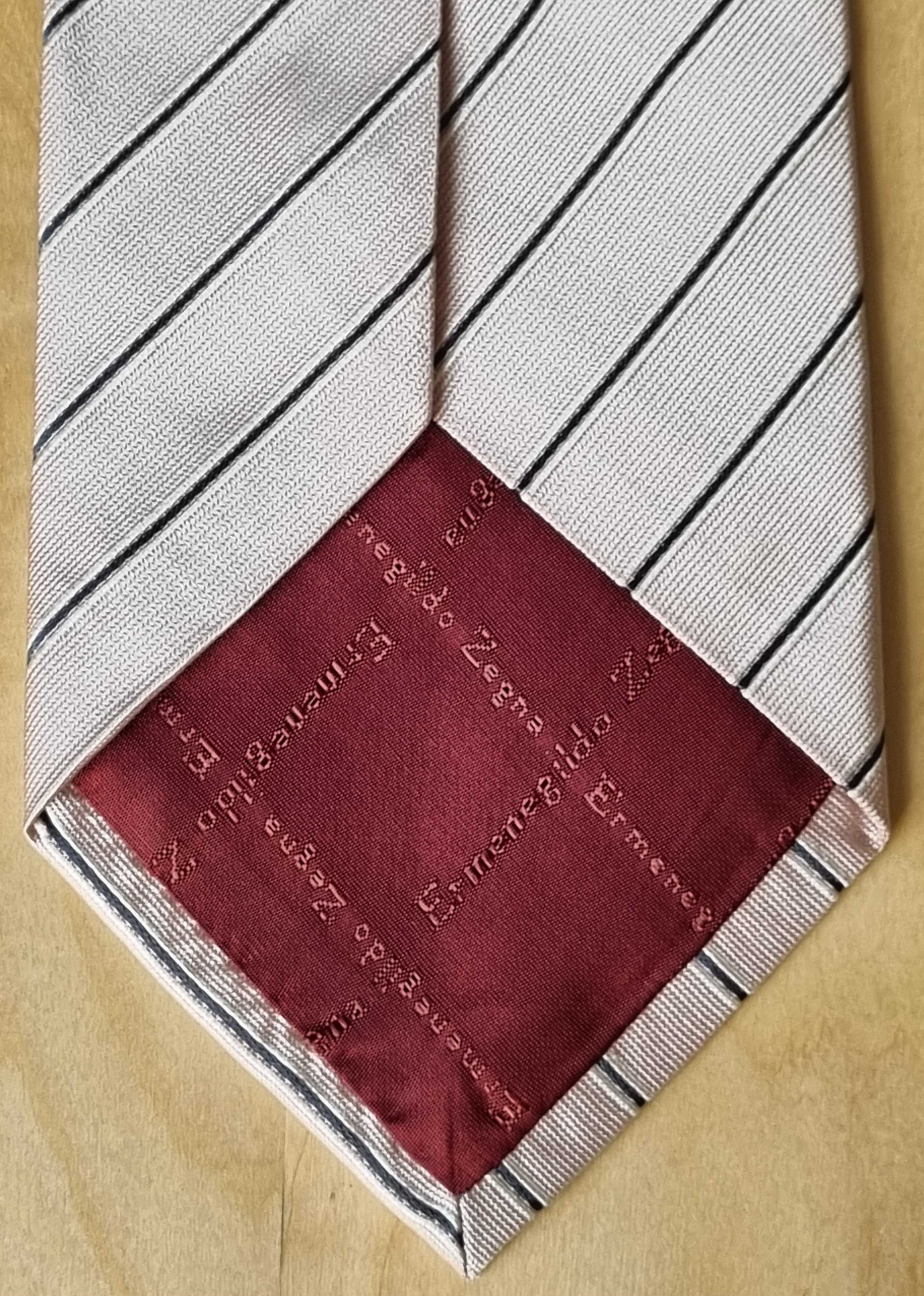 luksusowy krawat Ermenegildo Zegna