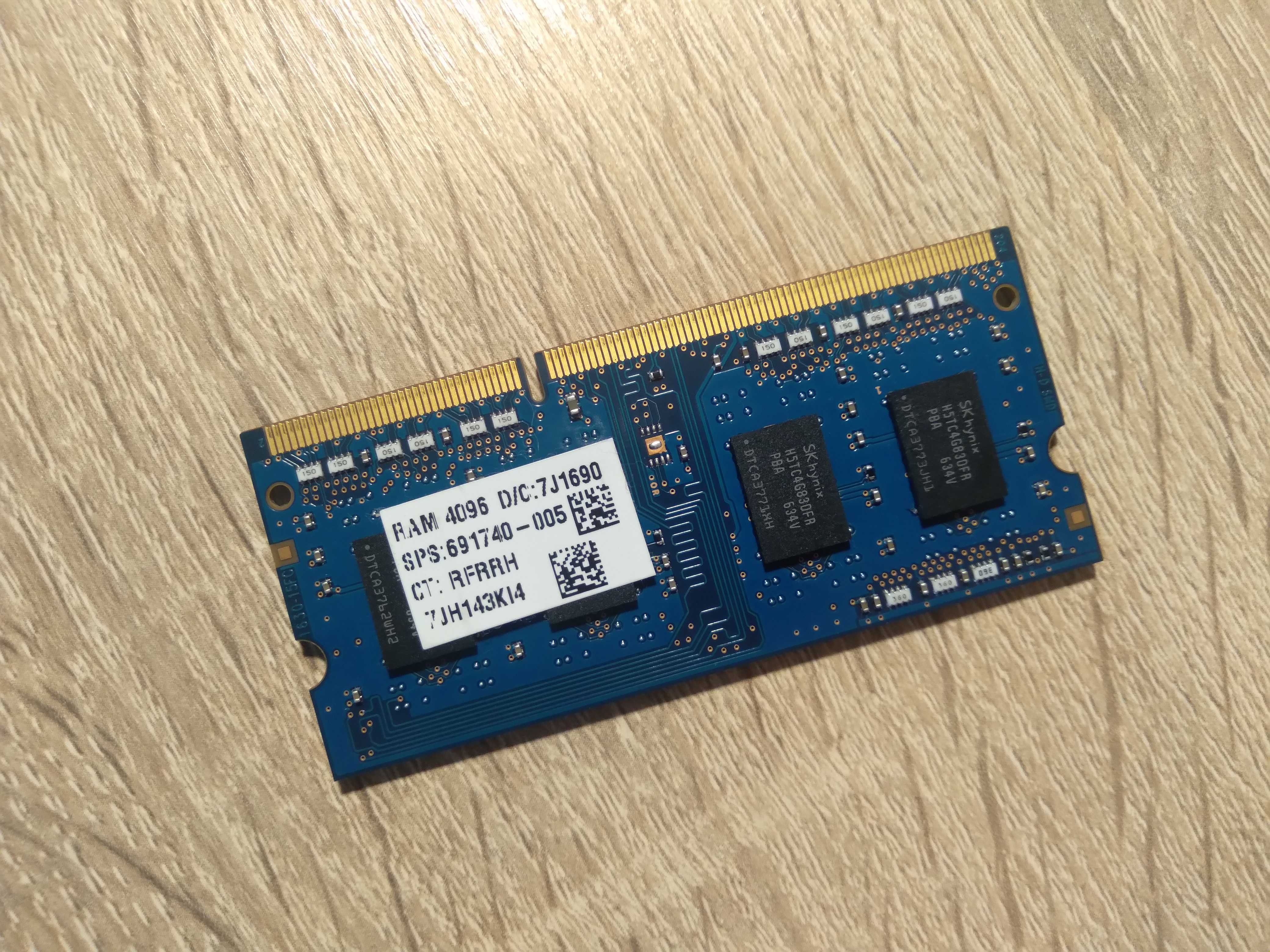Оперативна пам'ять SK hynix 4GB на ноутбук (код HMT451S6DFR8A-PB) RAM