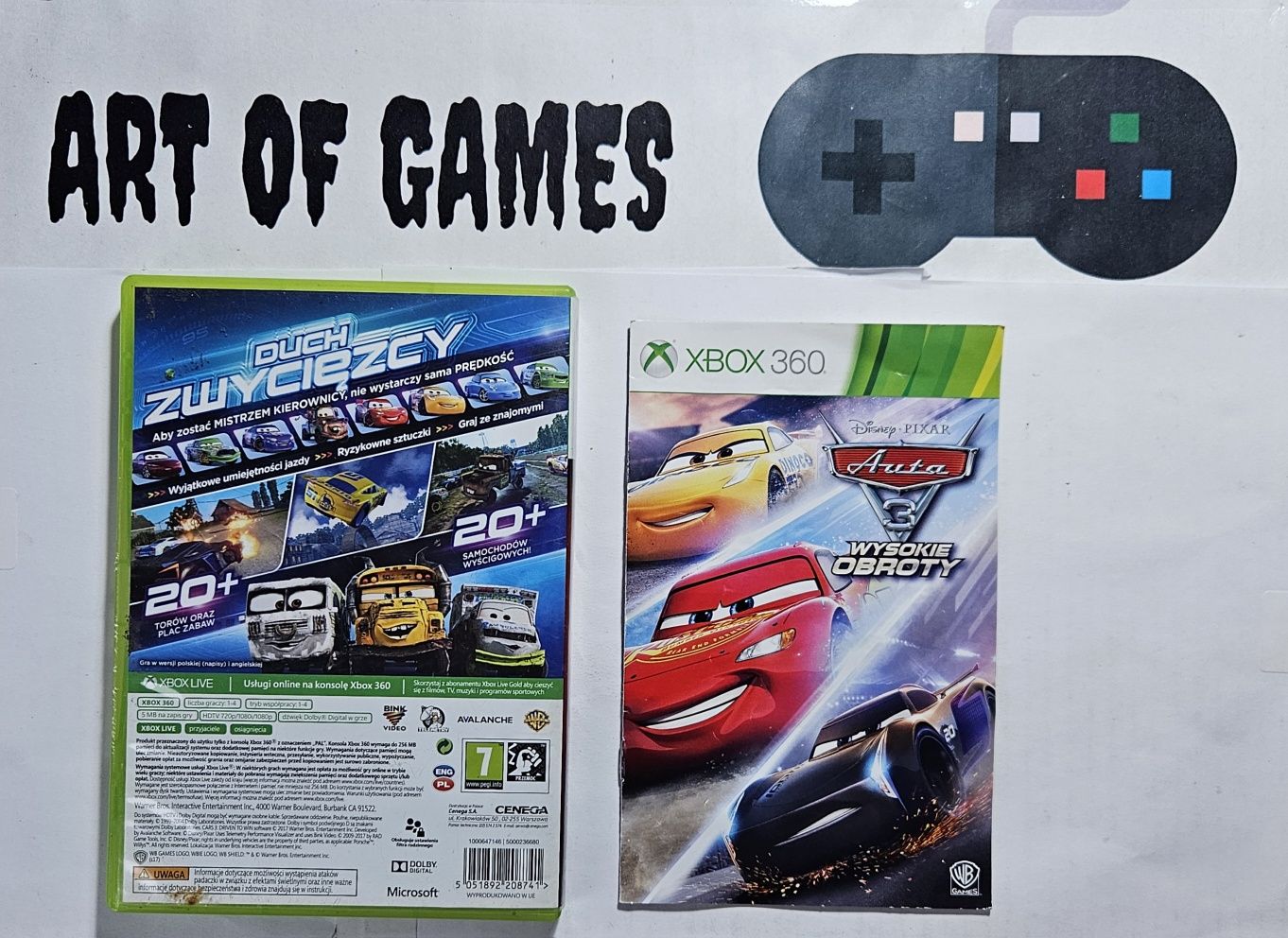 Gra Auta 3 Wysokie Obroty PL Xbox 360 Driven to Win Cars 2