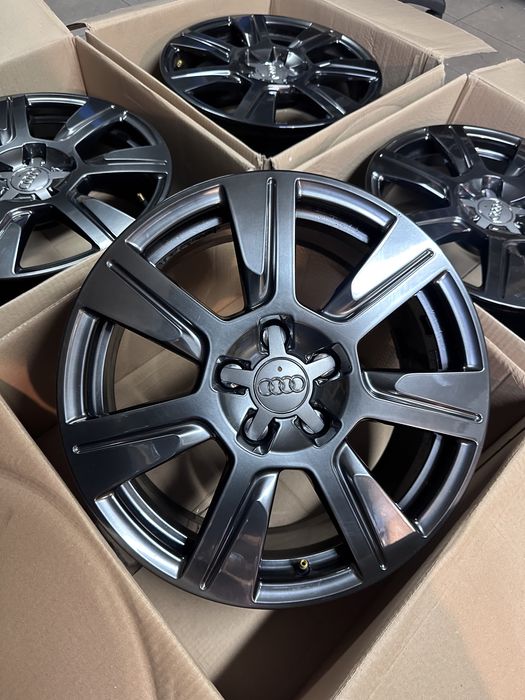 Alufelgi 17” Audi A3 A4 S4 A6 A8 C6 S-Line Chrome shadow VW Skoda Seat