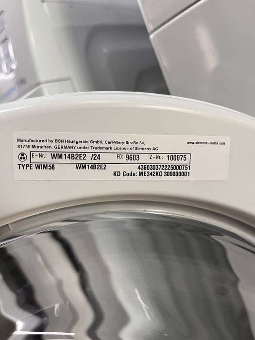 Pralka SIEMENS 7kg 1400ob A+++ |12msc |BD stan |Dowóz