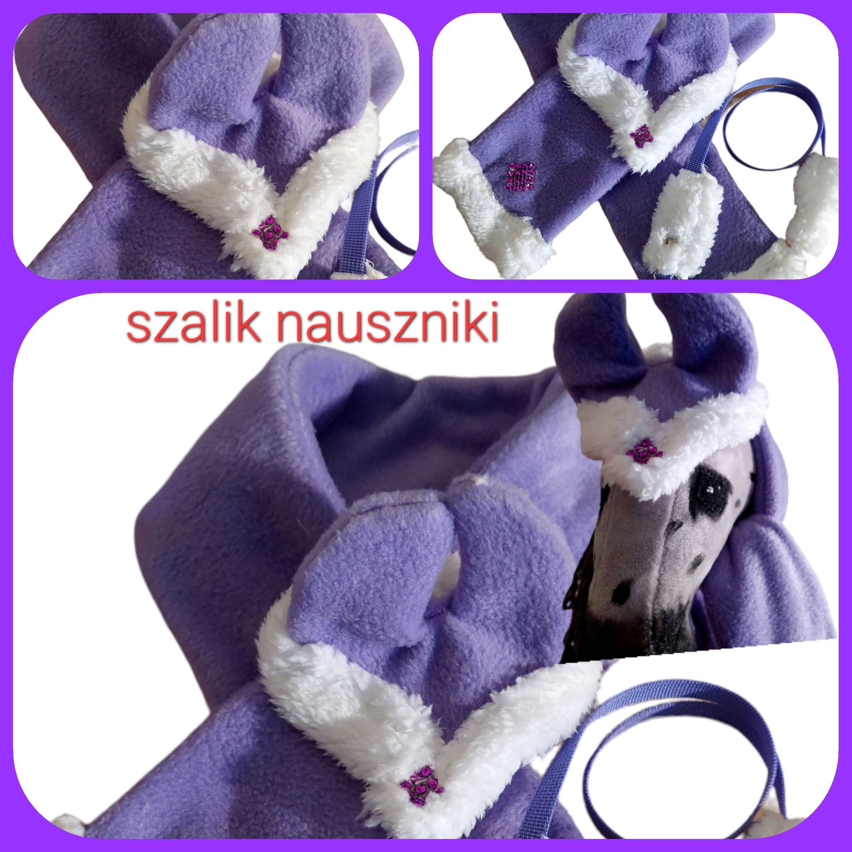 Szalik ,nauszniki dla hobby horse a4