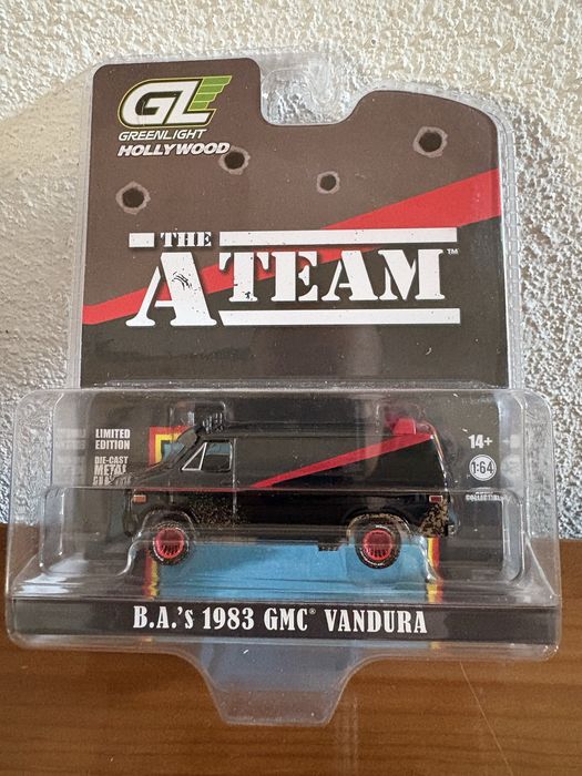 1/64 Miniatura GMC Vandura A-Team - efeito sujidade