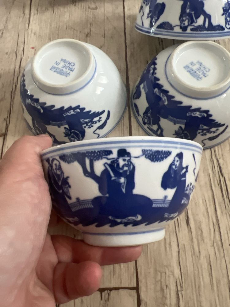 Porcelana chińska -7 miseczek  z czasów PRL