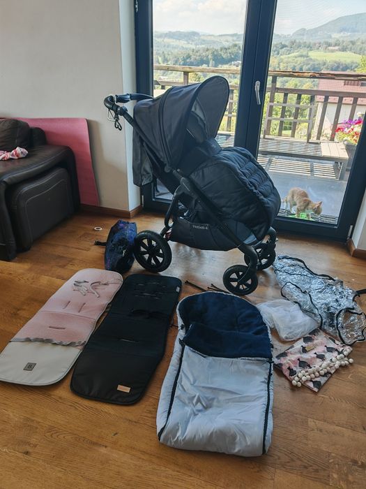 Valco baby trend 4- duży zestaw pompowane kola