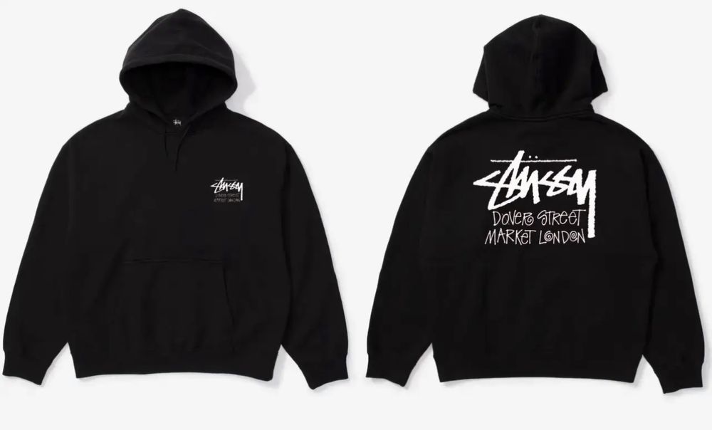 Мужское Худи Stussy Dover Street Logo стусси на подарок