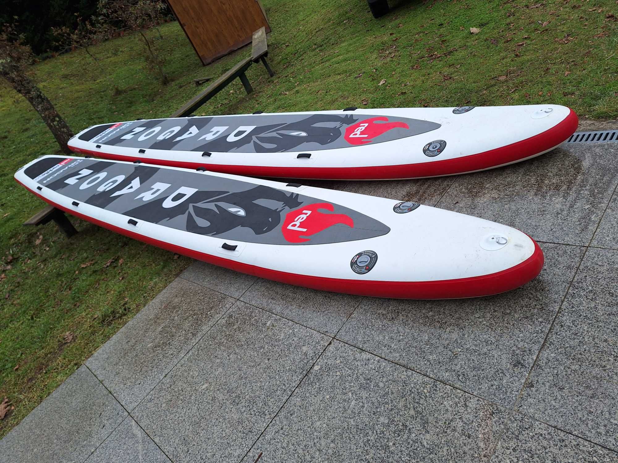 Prancha de Stand Up Paddle Dragon - Red paddle