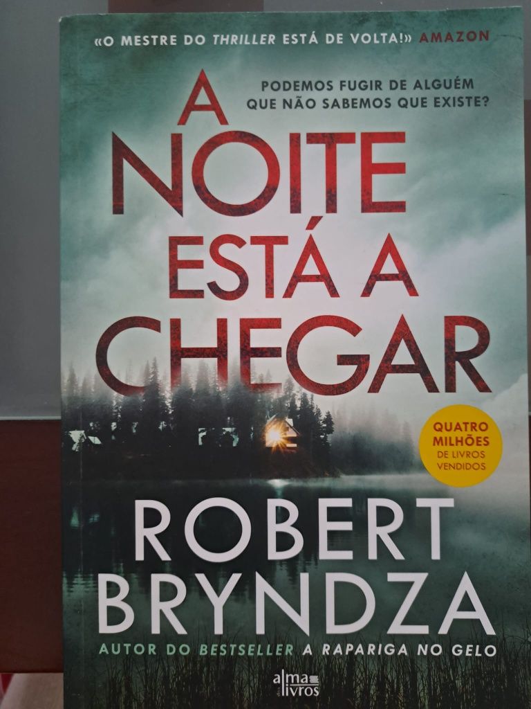 Livro "A noite está a chegar " Robert Bryndza