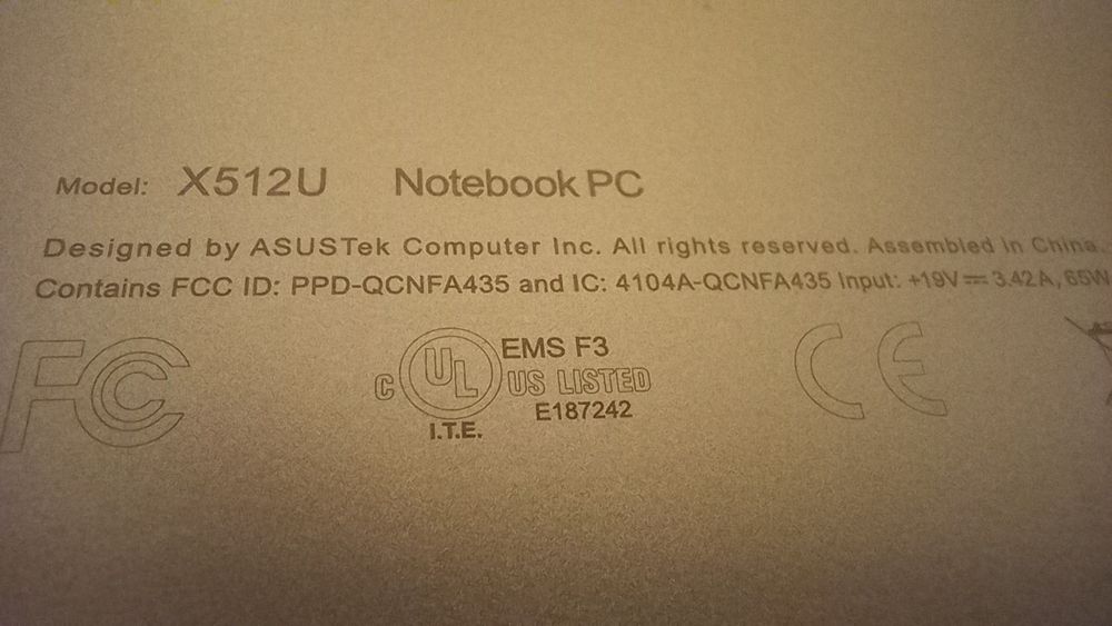 Peças Asus Vivobook 15 X512U