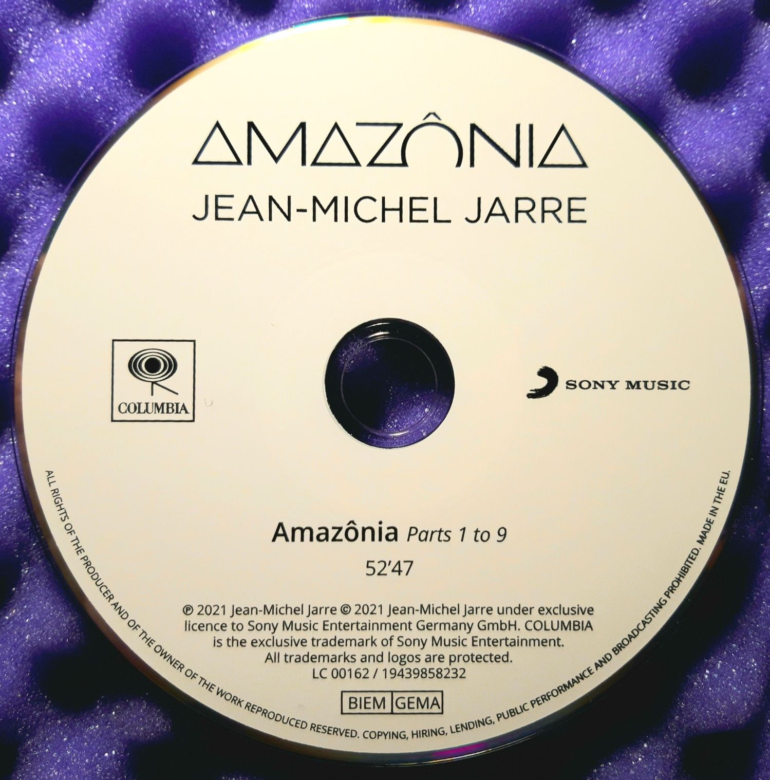 Jean-Michel Jarre – Amazonia (CD, 2021)