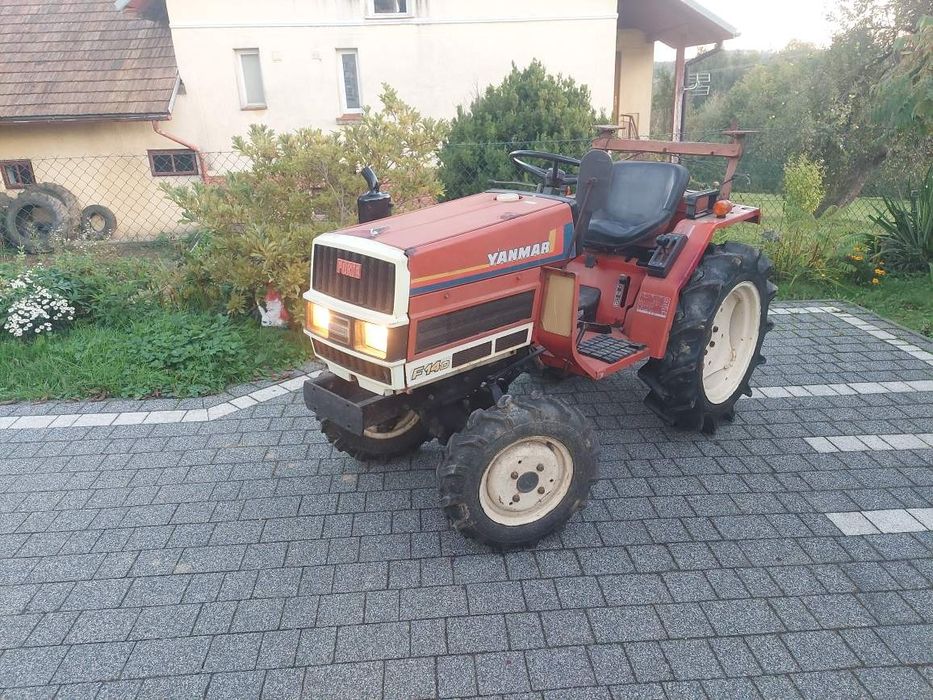 Yanmar f 14 d traktorek 4x4 kubota iseki 14km traktor