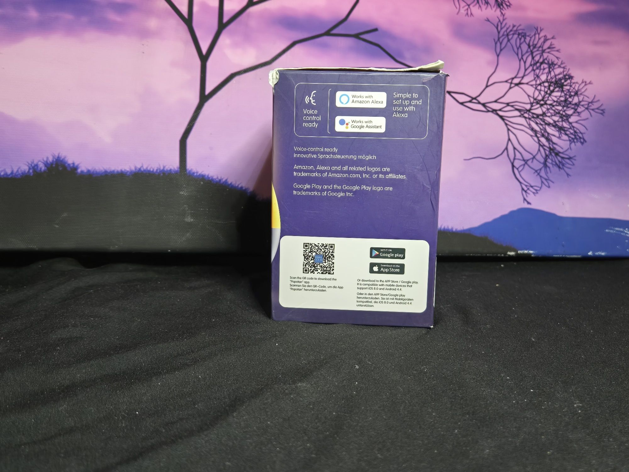 Zestaw żarówek smart Aoycorc E12 E14 WiFi Alexa Google Assistant
