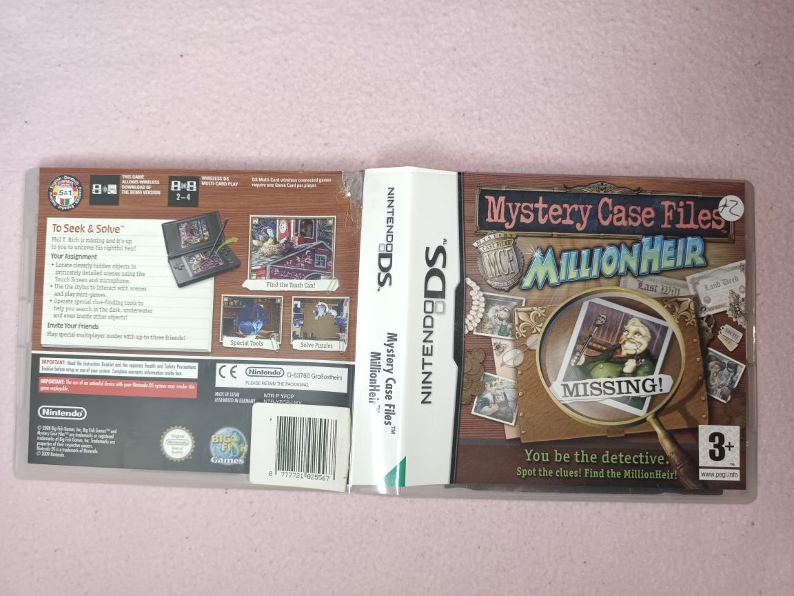 Mystery Case Files Millionheir nintendo ds