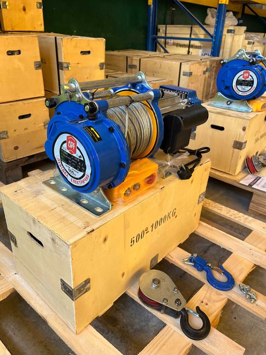 ЛЕБІДКА 500/1000кг , 220В | Электро лебедка| РОЗПРОДАЖ !