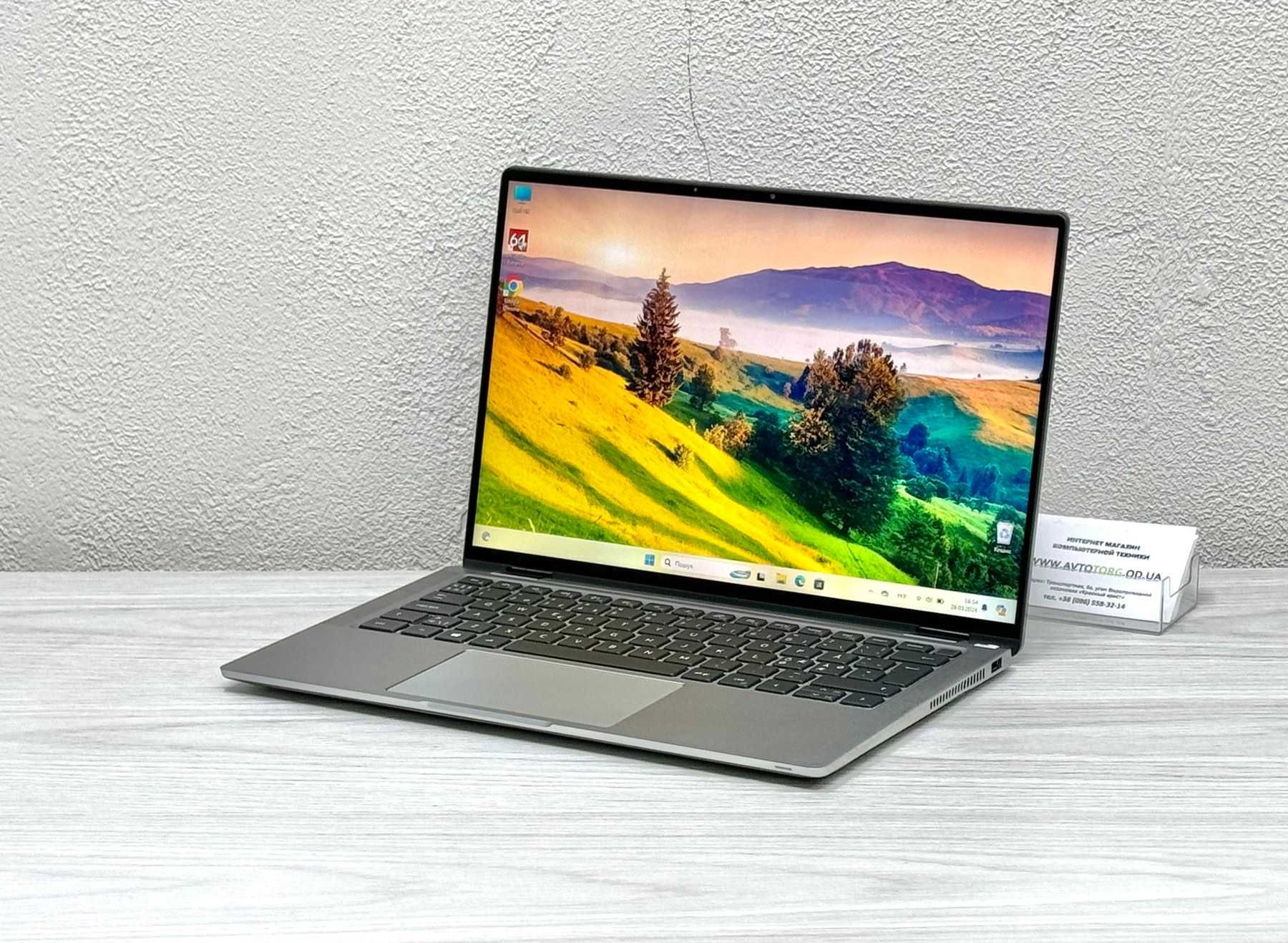 Потужний ноутбук трансформер Dell  / 14" 2К Touch / 32 RAM / Гарантія