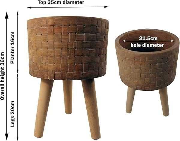 Leaf Duże doniczki na rośliny