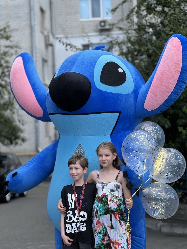 Вітання Стіч Поздравление Стич Аниматор
