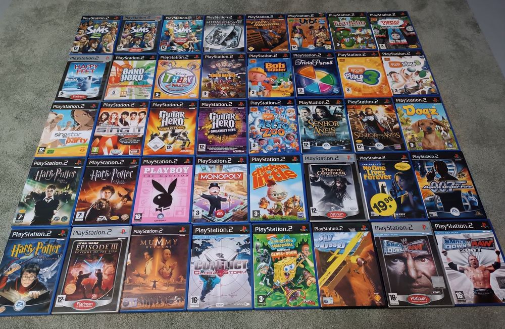 Jogos PlayStation 2 (PS2) - preços na descrição